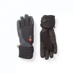Długie rękawice grzejące Sealskinz Upwell. Czarne rękawiczki damskie SEALSKINZ, bez wzorów. Za 1,088.50 zł.