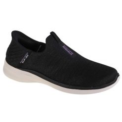 Buty sportowe Sneakersy damskie, Skechers Go Walk 6 - Fabulous View Slip-ins. Czarne obuwie sportowe casual damskie Skechers, trekkingowe. Za 389.99 zł.