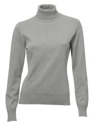 Heine Golf w kolorze szarym rozmiar: 40. Szare golfy damskie Heine, bez wzorów, z bawełny, bez ramiączek. Za 70.41 zł.