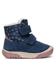 Geox Kozaki B Omar Girl Wpf B462LB 022MN C4002 M Granatowy. Niebieskie kozaki dziewczęce Geox, bez wzorów, z materiału, bez obcasa, bez zapięcia. Za 319.99 zł.