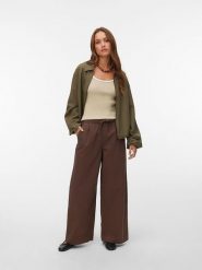 Vero Moda Dżinsy - Comfort fit - w kolorze brązowym rozmiar: W33/L32. Brązowe jeansy damskie Vero Moda. Za 96.60 zł.