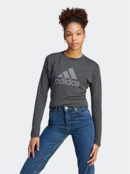 Adidas Bluzka Future Icons Winners 3 IM2433 Szary Regular Fit. Szare bluzki damskie Adidas, xs, bez wzorów, z syntetyku, bez kołnierzyka, bez ramiączek. Za 179.99 zł.