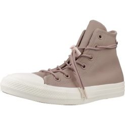 Buty CONVERSE CHUCK TAYLOR ALL STAR HI BITE THE DUST Rose. Czerwone obuwie sportowe casual damskie Converse, ze skóry, bez zapięcia. Za 276.99 zł.