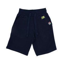 Bluza z bawełna z kieszenie na czas wolny. Niebieskie bluzy damskie LEONE 1947 APPAREL, bez wzorów, z bawełny, bez kaptura. Za 63.11 zł.