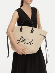 Liu Jo Torebka VA6202 A0007 Beżowy. Brązowe shopper bag Liu Jo, bez wzorów, z syntetyku, bez dodatków. Za 599.99 zł.