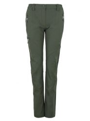 Peak Mountain Spodnie funkcyjne "Abor" w kolorze khaki rozmiar: XL. Brązowe spodnie dresowe damskie Peak Mountain, xl, bez wzorów, z materiału, outdoorowe. Za 189.74 zł.