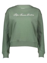 Pepe Jeans Bluza w kolorze zielonym rozmiar: S. Zielone bluzy damskie Pepe Jeans, s, bez wzorów, z jeansu, bez kaptura. Za 96.60 zł.