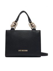 LOVE MOSCHINO Torebka JC4006PP1PLB0000 Czarny. Czarne torebki klasyczne damskie Love Moschino, ze skóry, bez dodatków. Za 949.99 zł.