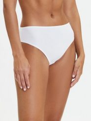Hunkemöller Figi klasyczne z wysokim stanem 302036 Biały. Białe figi Hunkemöller, bez wzorów, z bawełny. Za 59.99 zł.
