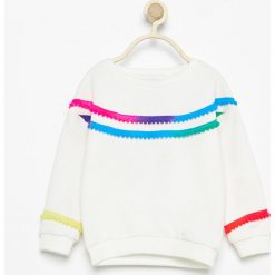 Bluza z pomponami - Kremowy. Bluzy dziewczęce marki FOUGANZA. Za 29.99 zł.