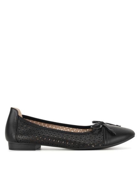 Clara Barson Baleriny WS2055-15 Czarny. Czarne balerinki damskie Clara Barson, bez wzorów, z materiału. Za 89.99 zł.