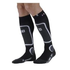 Skarpetki Monnet Backside+. Szare skarpetki damskie MONNET, bez wzorów. Za 116.00 zł.