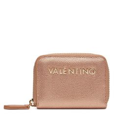 Portfel Valentino. Czerwone portfele damskie Valentino, bez wzorów. Za 109.99 zł.