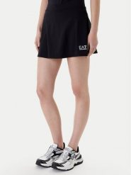 EA7 Emporio Armani Spódnico-szorty 7W000507 AF14524 UC001 Czarny Regular Fit. Czarne spodenki sportowe damskie EA7 Emporio Armani, s, bez wzorów, z syntetyku, tenisowe. Za 243.99 zł.