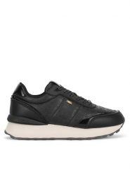 MEXX Sneakersy MI001009343W Czarny. Czarne obuwie sportowe damskie Mexx, ze skóry, bez zapięcia. Za 255.99 zł.