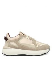 LOVE MOSCHINO Sneakersy JA15415G0NINE10A Beżowy. Brązowe obuwie sportowe damskie Love Moschino, ze skóry, bez zapięcia. Za 929.99 zł.