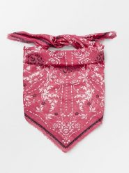 Becksöndergaard Chusta "Nassilia" w kolorze różowym - 130 x 130 cm rozmiar: onesize. Różowe chusty damskie Becksöndergaard, bez wzorów, z bawełny. Za 148.61 zł.