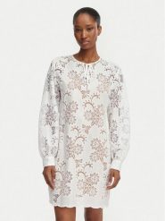 MICHAEL Michael Kors Sukienka letnia MS683E2KR2 Biały Relaxed Fit. Białe sukienki damskie MICHAEL Michael Kors, bez wzorów, z syntetyku, bez ramiączek. Za 1,769.00 zł.