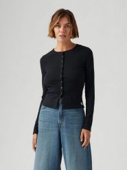 Levi's Kardigan w kolorze czarnym rozmiar: XS. Czarne kardigany damskie Levi's, s, bez wzorów. Za 92.21 zł.