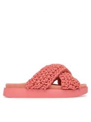 Inuikii Klapki Woven 1004.003.0062 Różowy. Czerwone klapki damskie Inuikii, bez wzorów, z materiału, bez obcasa, bez zapięcia. Za 859.99 zł.