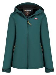 Canadian Peak Kurtka softshellowa "Tamigoglasseak" w kolorze zielonym rozmiar: M. Zielone kurtki sportowe damskie Canadian Peak, m, bez wzorów, z materiału, bez kaptura. Za 167.28 zł.