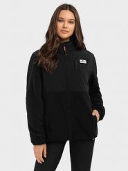 Siroko Bluza polarowa "Vevey" w kolorze czarnym rozmiar: XXL. Czarne bluzy damskie SIROKO, xxl, bez wzorów, z polaru, bez kaptura. Za 127.35 zł.