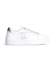 Liu Jo Skórzane sneakersy w kolorze białym rozmiar: 40. Białe obuwie sportowe damskie Liu Jo, z materiału, bez zapięcia. Za 351.38 zł.