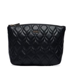 Kosmetyczka Guess. Czarne kosmetyczki damskie Guess, z aplikacjami. Za 214.99 zł.