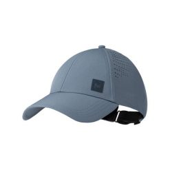 Czapka z daszkiem Buff Summit Solid. Niebieskie czapki z daszkiem damskie Buff, bez wzorów. Za 130.99 zł.