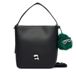 Torebka KARL LAGERFELD. Czarne torebki klasyczne damskie KARL LAGERFELD, bez dodatków. Za 849.99 zł.