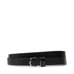 Pasek Calvin Klein. Czarne paski damskie Calvin Klein, bez wzorów. Za 116.99 zł.