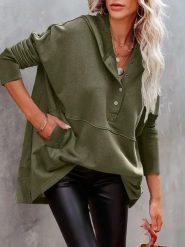Milan Kiss Bluza w kolorze khaki rozmiar: S. Brązowe bluzy damskie Milan Kiss, s, bez wzorów, bez kaptura. Za 165.71 zł.