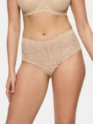 Triumph Figi klasyczne z wysokim stanem Amourette 10210675 Beżowy. Brązowe figi Triumph, bez wzorów, z syntetyku. Za 109.99 zł.