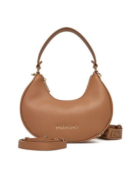 Valentino Torebka Shelby VBS90A07GRA Brązowy. Brązowe torebki klasyczne damskie Valentino, ze skóry, bez dodatków. Za 359.99 zł.