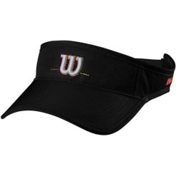 Czapka Z Daszkiem Do Siatkówki. Czarne czapki z daszkiem damskie Wilson, bez wzorów. Za 168.99 zł.