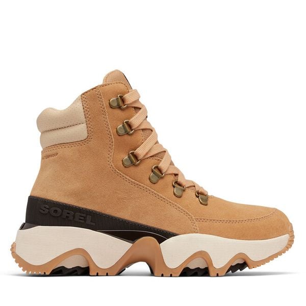 Trapery Sorel. Brązowe trapery damskie Sorel, bez zapięcia. Za 519.99 zł.