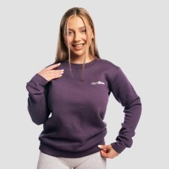Bluza damska fitness regular fit Basic Obsidian. Czarne bluzy damskie GYMBEAM, xl, bez wzorów, z bawełny, bez kaptura. Za 85.90 zł.