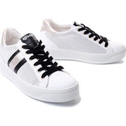 IGI&CO 16592 22 bianco/oro, półbuty sportowe damskie. Białe półbuty damskie IGI&CO, na lato, bez wzorów, ze skóry, bez obcasa, bez zapięcia. Za 194.95 zł.