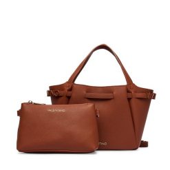 Torebka Valentino. Brązowe torebki klasyczne damskie Valentino, bez dodatków. Za 649.99 zł.