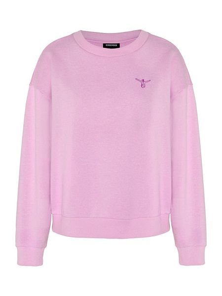 Chiemsee Bluza w kolorze fioletowym rozmiar: M. Różowe bluzy damskie Chiemsee, m, bez wzorów, z bawełny, bez kaptura. Za 143.17 zł.
