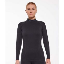 Bluza damska motocyklowa Brubeck COOLER. Czarne bluzy damskie Brubeck, bez wzorów, z elastanu, bez kaptura. Za 224.99 zł.