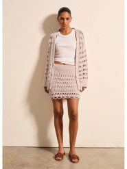 STEFANEL Kardigan w kolorze jasnoróżowym rozmiar: L. Różowe kardigany damskie Stefanel, l, bez wzorów. Za 347.99 zł.