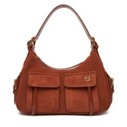 Torba PINKO. Brązowe torebki klasyczne damskie Pinko, bez dodatków. Za 979.99 zł.