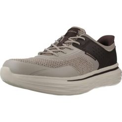 Buty SKECHERS NEVARRO TAVO Szary. Brązowe obuwie trekkingowe damskie Skechers, z materiału, bez zapięcia. Za 337.99 zł.