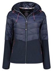 Geographical Norway Kurtka polarowa "Trendy" w kolorze granatowym rozmiar: M. Niebieskie kurtki damskie Geographical Norway, m, z polaru, bez kołnierzyka. Za 153.71 zł.