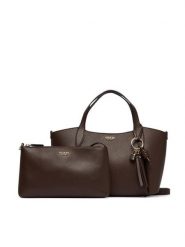Guess Torebka Melody HWBG97 35060 Brązowy. Brązowe torebki klasyczne damskie Guess, ze skóry, bez dodatków. Za 584.99 zł.