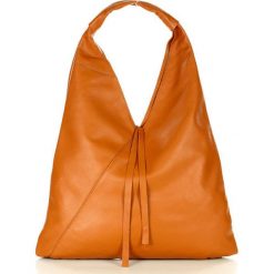 Shopperka MARCO MAZZINI camelowa s280a. Shopper bag bez wzorów, ze skóry, na ramię, duże, bez dodatków. Za 322.99 zł.