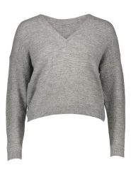 ONLY Sweter w kolorze szarym rozmiar: M. Szare swetry klasyczne damskie Only, m, bez kołnierzyka. Za 83.42 zł.