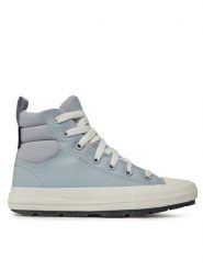 Converse Trampki Chuck Taylor All Star Berkshire A05376C Błękitny. Niebieskie trampki damskie Converse, bez wzorów, ze skóry, bez zapięcia. Za 309.99 zł.