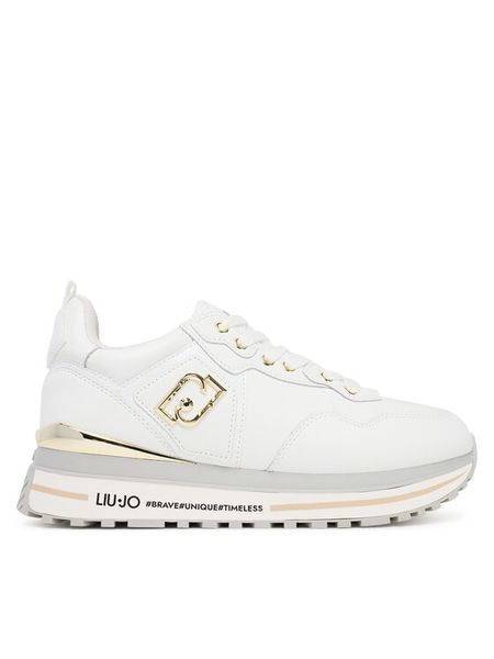 Liu Jo Sneakersy Maxi Wonder 01 BF5009 P0102 Biały. Białe obuwie sportowe damskie Liu Jo, ze skóry, bez zapięcia. Za 459.99 zł.